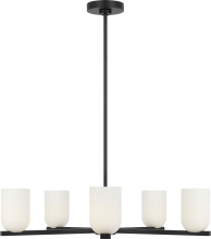 Generation Lighting GLC1935MBK - Neblina Five Light Chandelier