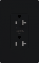 Lutron Electronics CAR-15-HDTR-BL-C - CLARO 15A TPR RSIST HALF DIM RCPT BL CSA