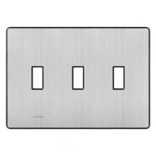Lutron Electronics FW-3-SS - 3-GANG FASSADA STAINLESS STEEL