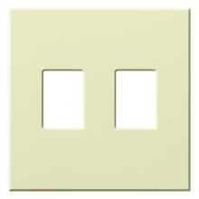 Lutron Electronics VWP-2-AL - VAREO WALLPLATE 2GNG ALMOND
