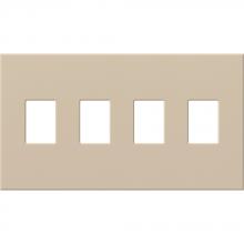 Lutron Electronics VWP-4-TP - VAREO WALLPLATE 4GNG TAUPE