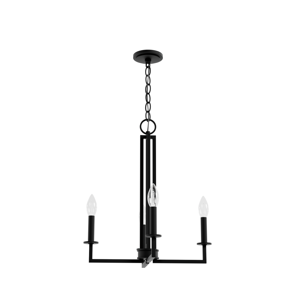 Hunter Bearden Natural Iron 4 Light Pendant Ceiling Light Fixture