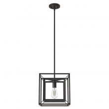 Hunter 19407 - Hunter Doherty Onyx Bengal 1 Light Pendant Ceiling Light Fixture