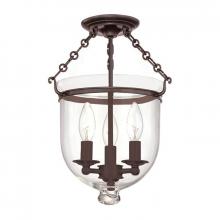 Hudson Valley 251-OB-C1 - 3 LIGHT SEMI FLUSH