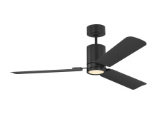 Visual Comfort & Co. Fan Collection 3CCSM54MBKD - Cleancut 54 Ceiling Fan in Midnight Black with Midnight Black Blades