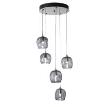  131123-SKT-LONG-85-YL0709 - Ume 5-Light Pendant