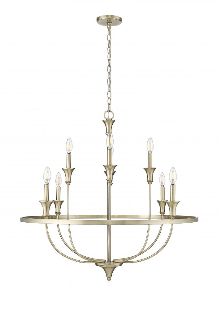 Emery 8-Light Chandelier Ceiling Light Modern Gold