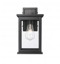 Millennium 4102-PBK - Bowton II 1-Light Outdoor Wall Sconce Powder Coated Black