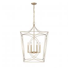 Millennium 4003-PMG - Tracy 6-Light Pendant light Painted Modern Gold