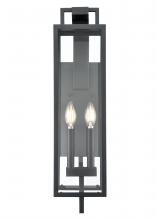 Millennium 280002-TBK - Lamont 2-Light Outdoor Wall Sconce Textured Black