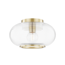 Mitzi by Hudson Valley Lighting H418501-AGB - Maggie Flush Mount