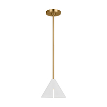 Visual Comfort & Co. Studio Collection KP1121MWTBBS-L1 - Cambre Small Pendant