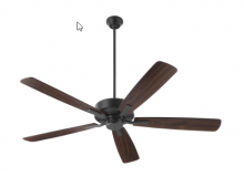 Quorum 4605-159 - Ovation 60" 5BL Fan - MB/W