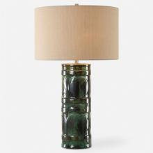  30396 - Loch Green Glaze Table Lamp