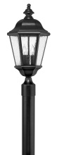 Hinkley 1671BK-LV - Large Post Mount Lantern
