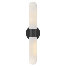 Hinkley 57482BK - Large Two Light Sconce