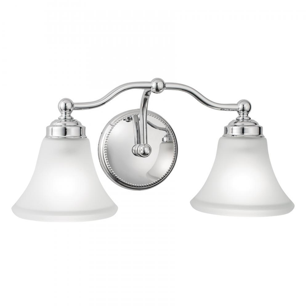 Soleil 17.5'' Wide 2-Light Vanity Light - Chrome