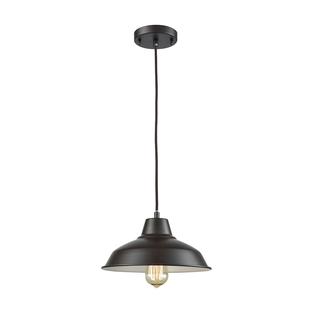 Thomas - Classic Loft 11'' Wide 1-Light Mini Pendant - Oil Rubbed Bronze