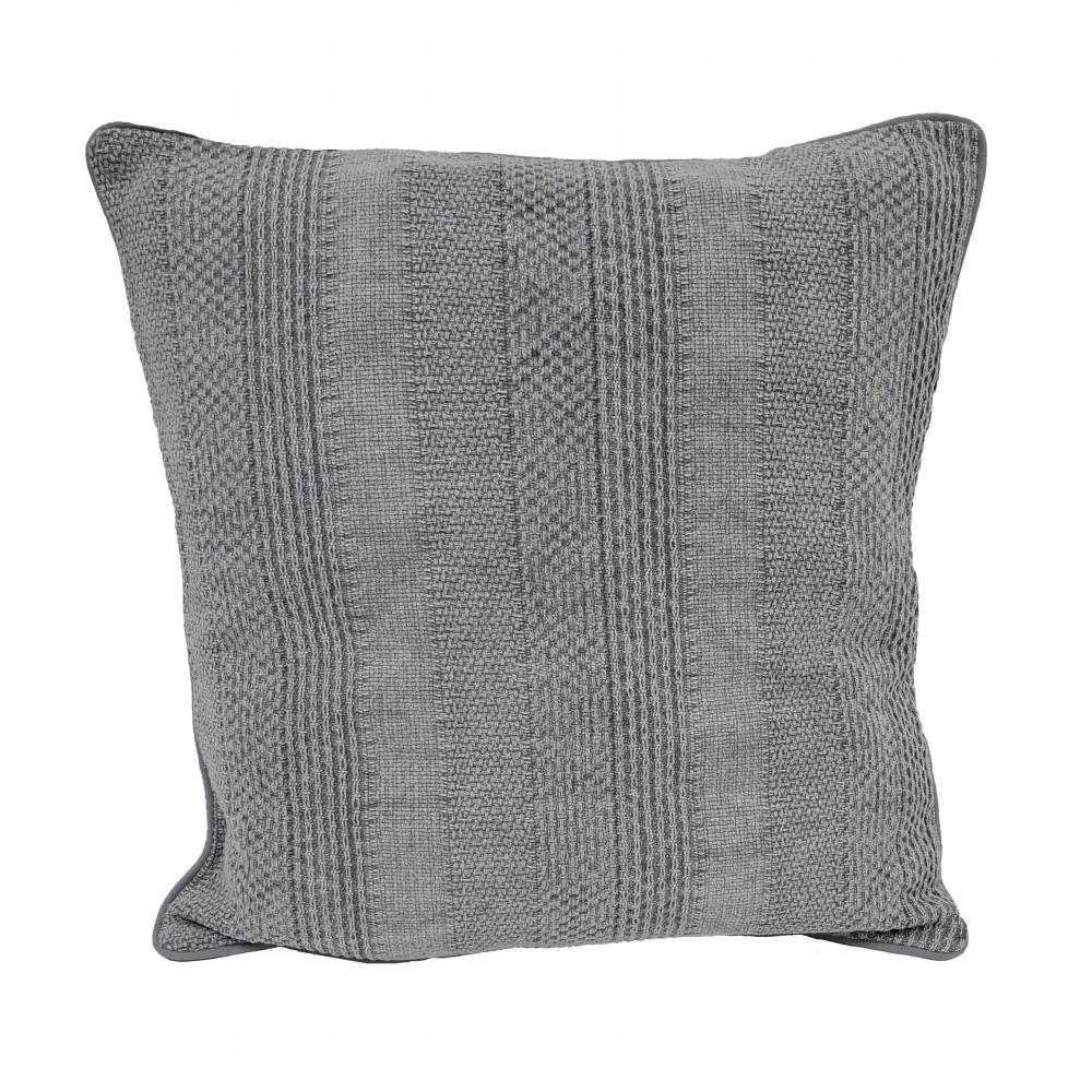 Saskia 22x22'' Pillow - Gray