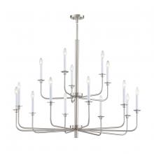 ELK Home CN3415822 - Thomas - Lexington Green 46'' Wide 15-Light Chandelier - Brushed Nickel