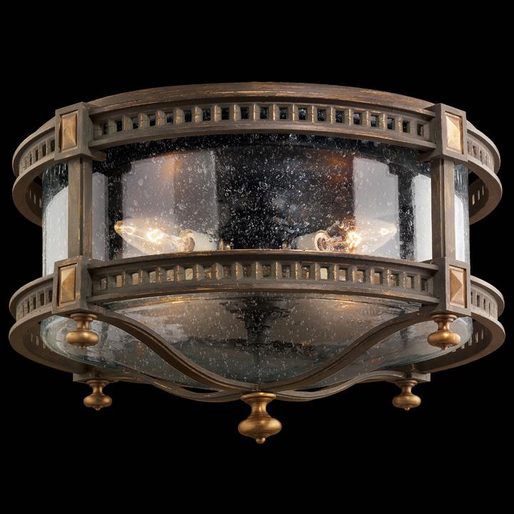 Beekman Place 18"W Outdoor Flush Mount