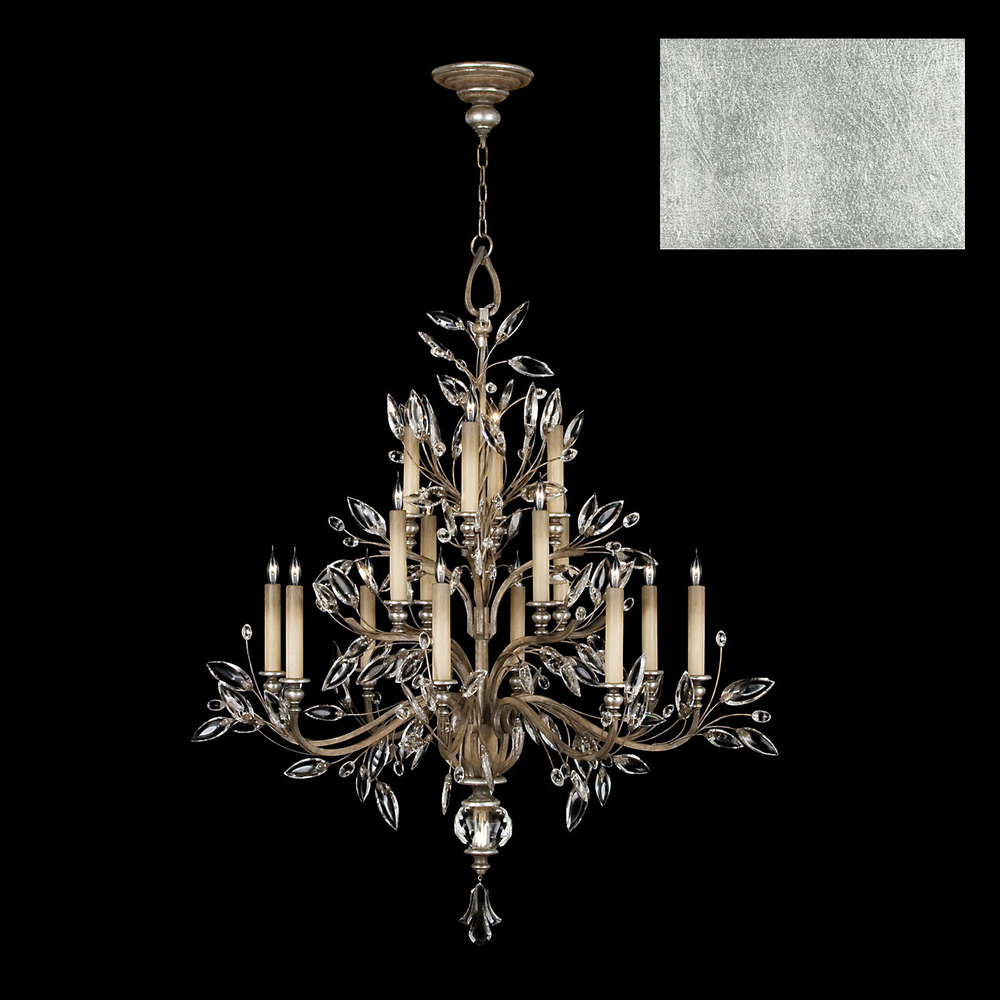 Crystal Laurel 45"W Round Chandelier